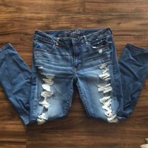 American eagle super super stretch jeggings.